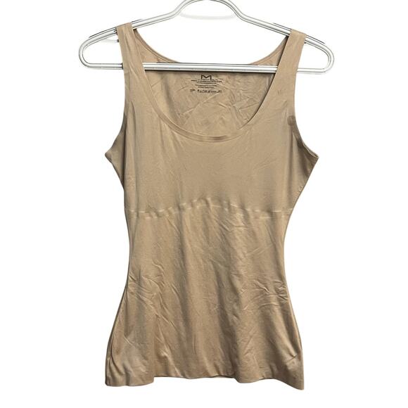 Maidenform Comfort Devotion M Shapewear Tank Top Latte Lift - Picture 8 of 16